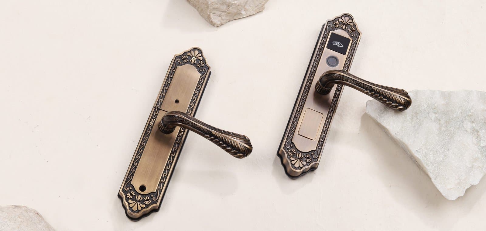 Darbaan digital lock in brass
